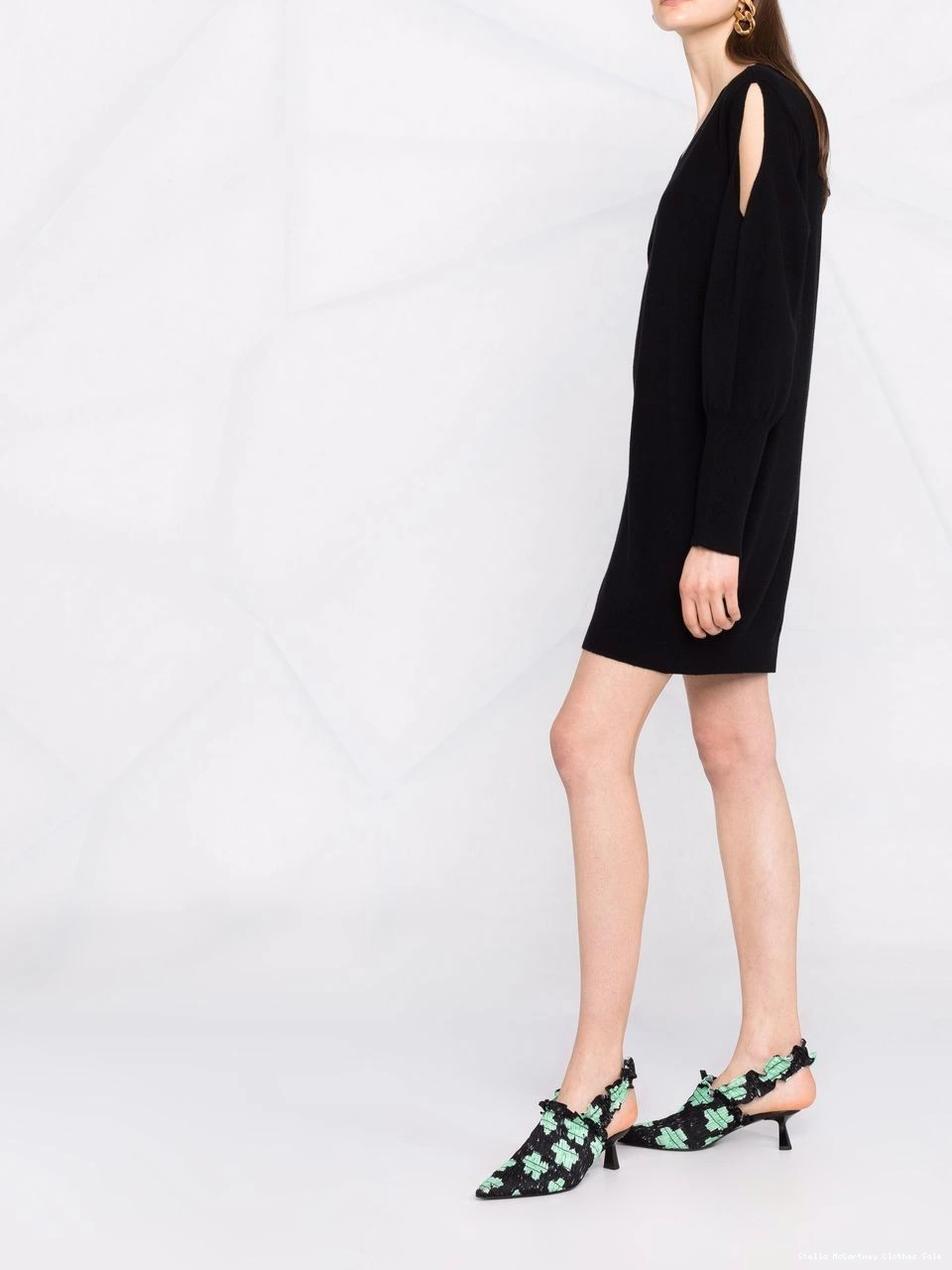 Affordable V-neck knit dress McCartney Women Stella 0804